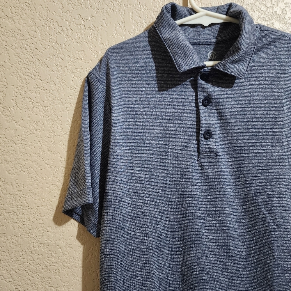 Champion Boys Blue Polo Shirt Size M 8-10 - Picture 2 of 11